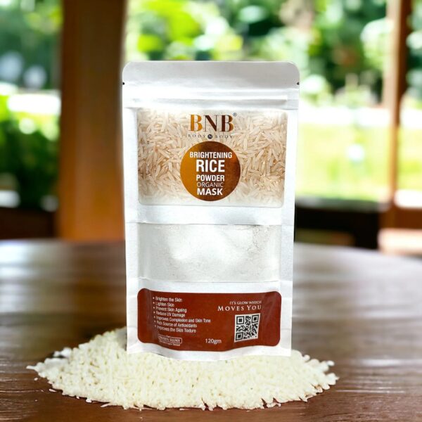 Bnb Brightening Rice Powder Oraganic Mask With Natural White Rice Extract 120g - Image 4