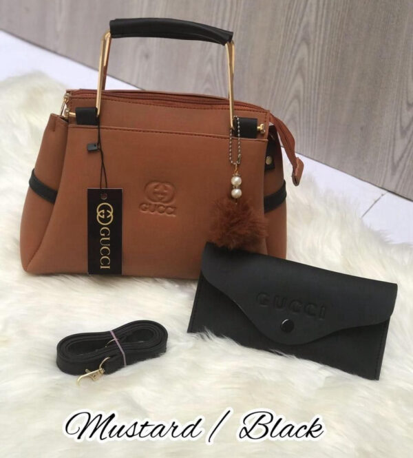 Gucci 2 piece Set With Long Wallet for Women Fashionable New Style Bags, Hand Bag & Clutch 
