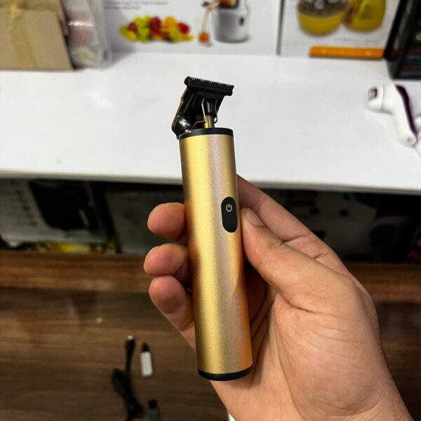 Nikai Professional Hair Trimmer NK-2598 Hair Trimmer Machine For Men | Men Hair Trimmer | Metal Body | Golden Color ( Original ) - Image 7