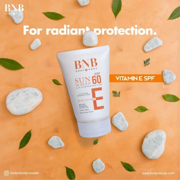 BNB Sun Screen SPF-60 Rich Vitamin E (120ml )